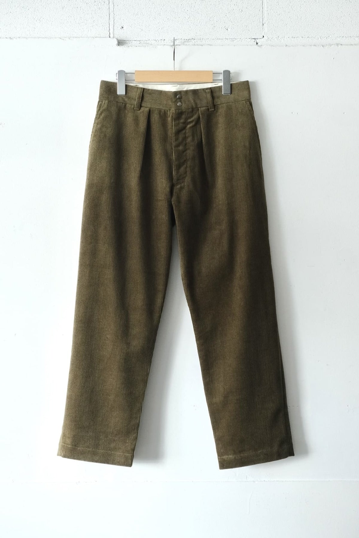 Fujito Wide Slacks Green Black Directors Web Shop Powered By Base