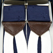Barathea Braces Fleur De Lys