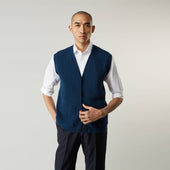 Sleeveless Cashmere Cardigan