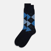 Check Mid Length Socks