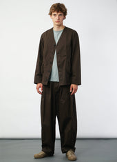BERNARD 29-77-9 | Loose Fit Light Jacket | Coffee Drill