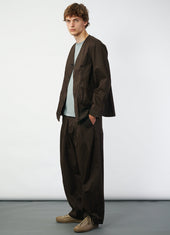 BERNARD 29-77-9 | Loose Fit Light Jacket | Coffee Drill