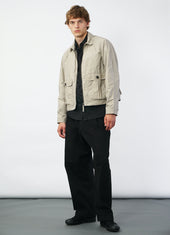 DEXTER 29-72-5 | Short Wide Utility Jacket | Waxed Concrete