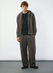 EDDY 29-120-5 | Zipper Hoodie | Taupe