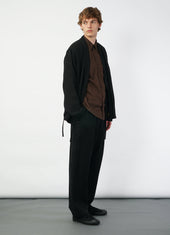 REIDAR 29-47-9 | Loose Fit Short Sleeve Shirt | Chocolate