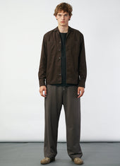 STEFFEN 29-77-9 | Shirt Jacket With Decorative Stitching | Coffee Drill