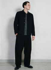 BERTRAM 28-22-2 | Refined Moleskin Work Jacket | Black