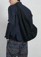 BILLY 31-90-2 | Large Courier Bag | Black Canvas