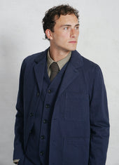 KNUD | Casual Waistcoat | Navy Slub