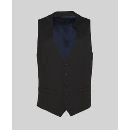 Clady Suit Waistcoat in Black | Men's Suits |