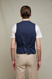 Gilet MIKE tinto capo blu profondo