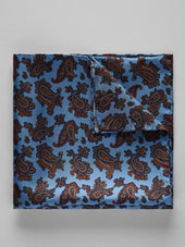 Light Blue Handkerchief Paisley