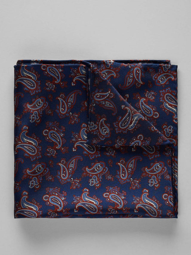 Blue Handkerchief Paisley