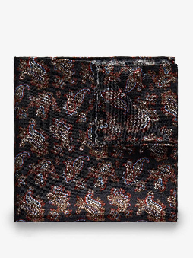 Black Handkerchief Paisley