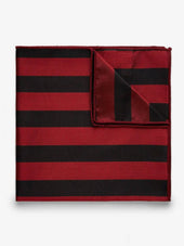 Black & Red Pocket Square Club