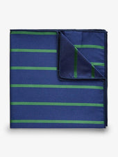 Blue & Green Pocket Square Regimental