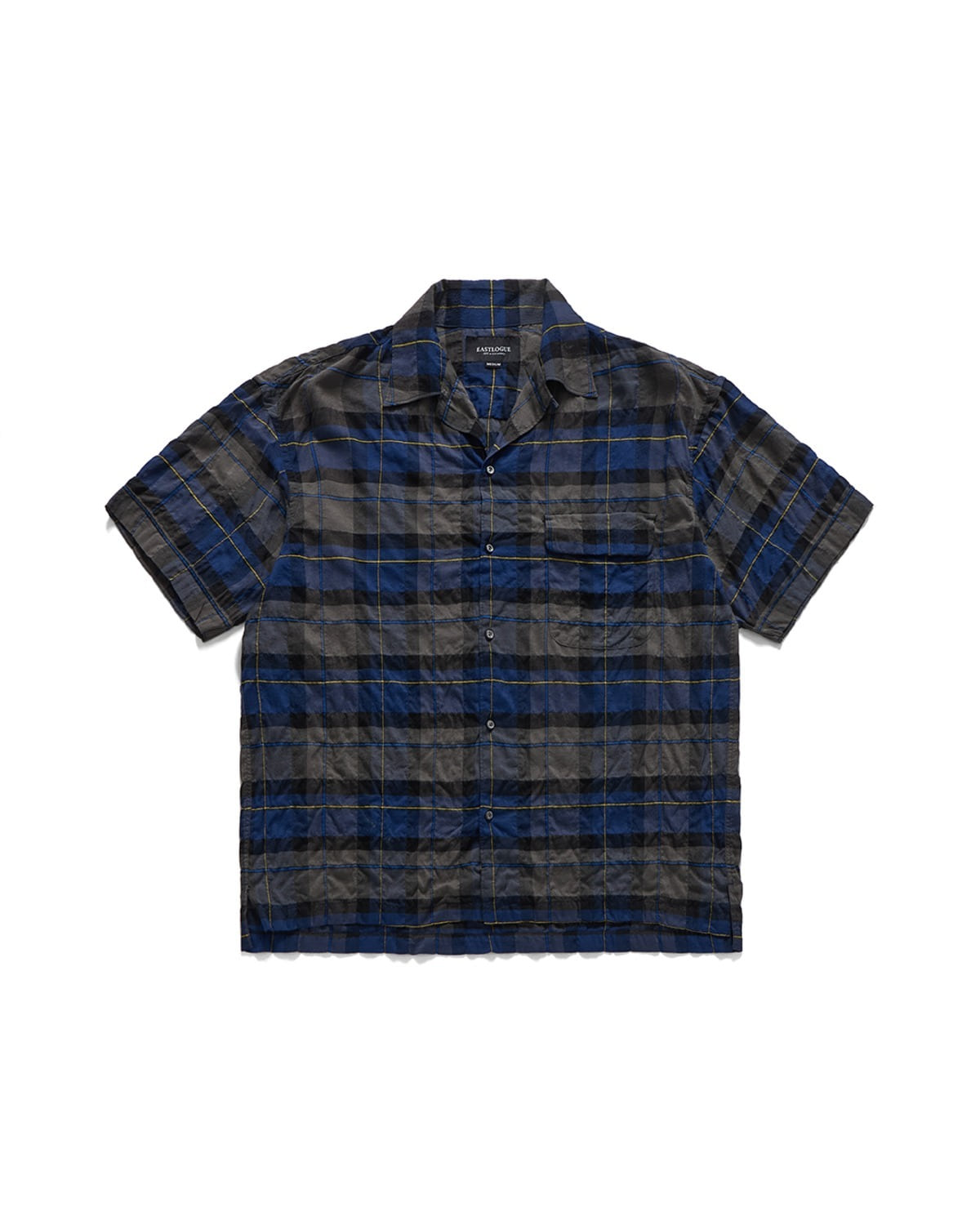 HOLIDAY HALF SHIRTS / BLUE & GREY CHECK