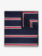 Blue & Red Handkerchief Multi Stripe