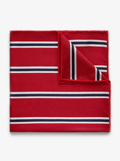 Red & Blue Handkerchief Multi Stripe