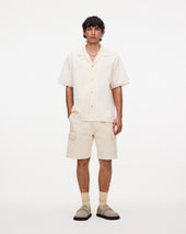 Ecru Mitty Canvas Shorts