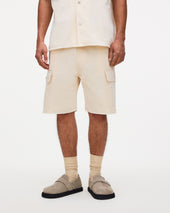 Ecru Mitty Canvas Shorts