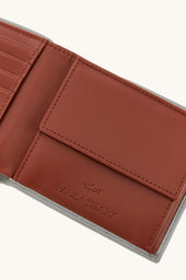 Fin Embossed Leather Billfold Wallet
