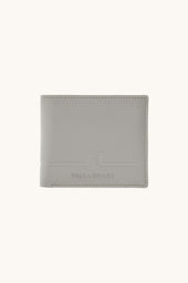 Fin embossed leather billfold wallet