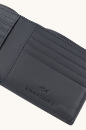 Shark Fin Embossed Leather Wallet