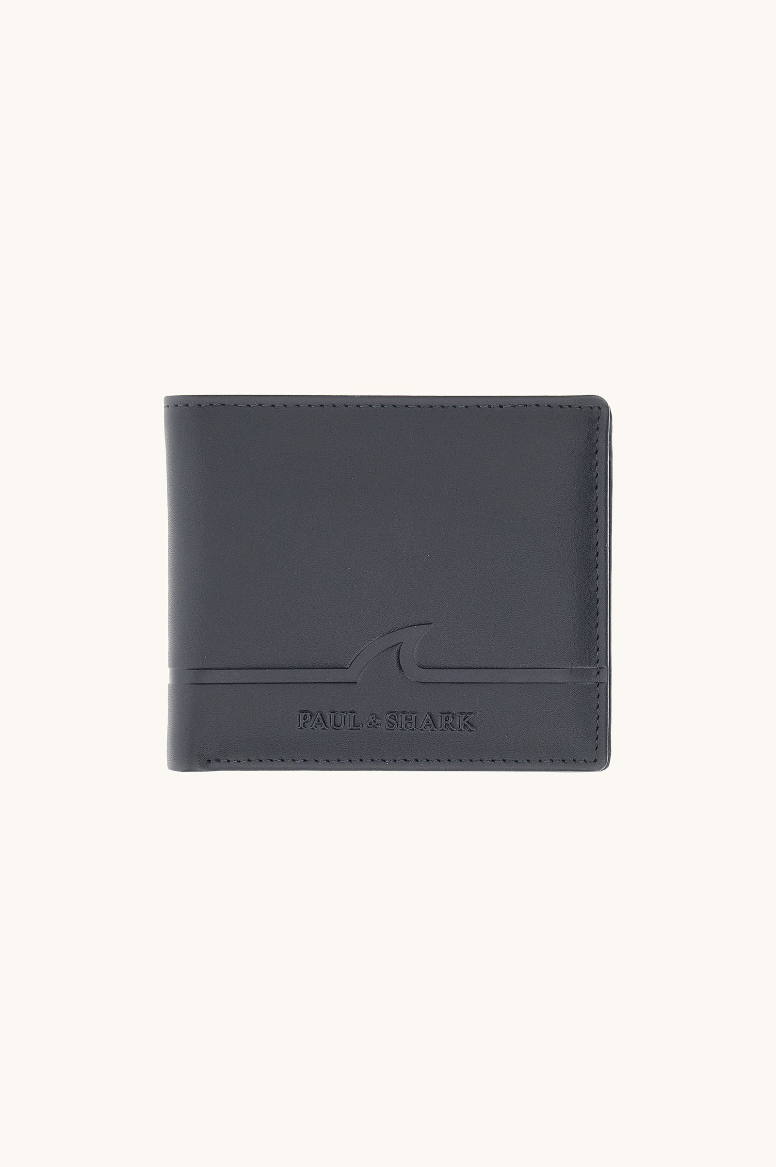 Shark Fin Embossed Leather Wallet