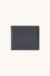 Shark Fin-embossed leather Wallet