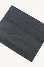 Fin Embossed Leather Cardholder