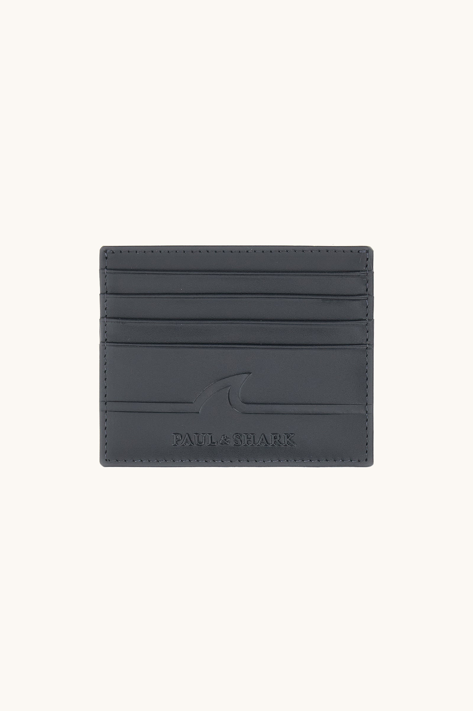 Fin Embossed Leather Cardholder