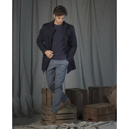 Mountcharles Travel Mac in Navy | Men's Coats | Magee 1866