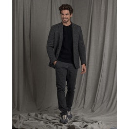The Callan men's cotton chino in Charcoal Grey