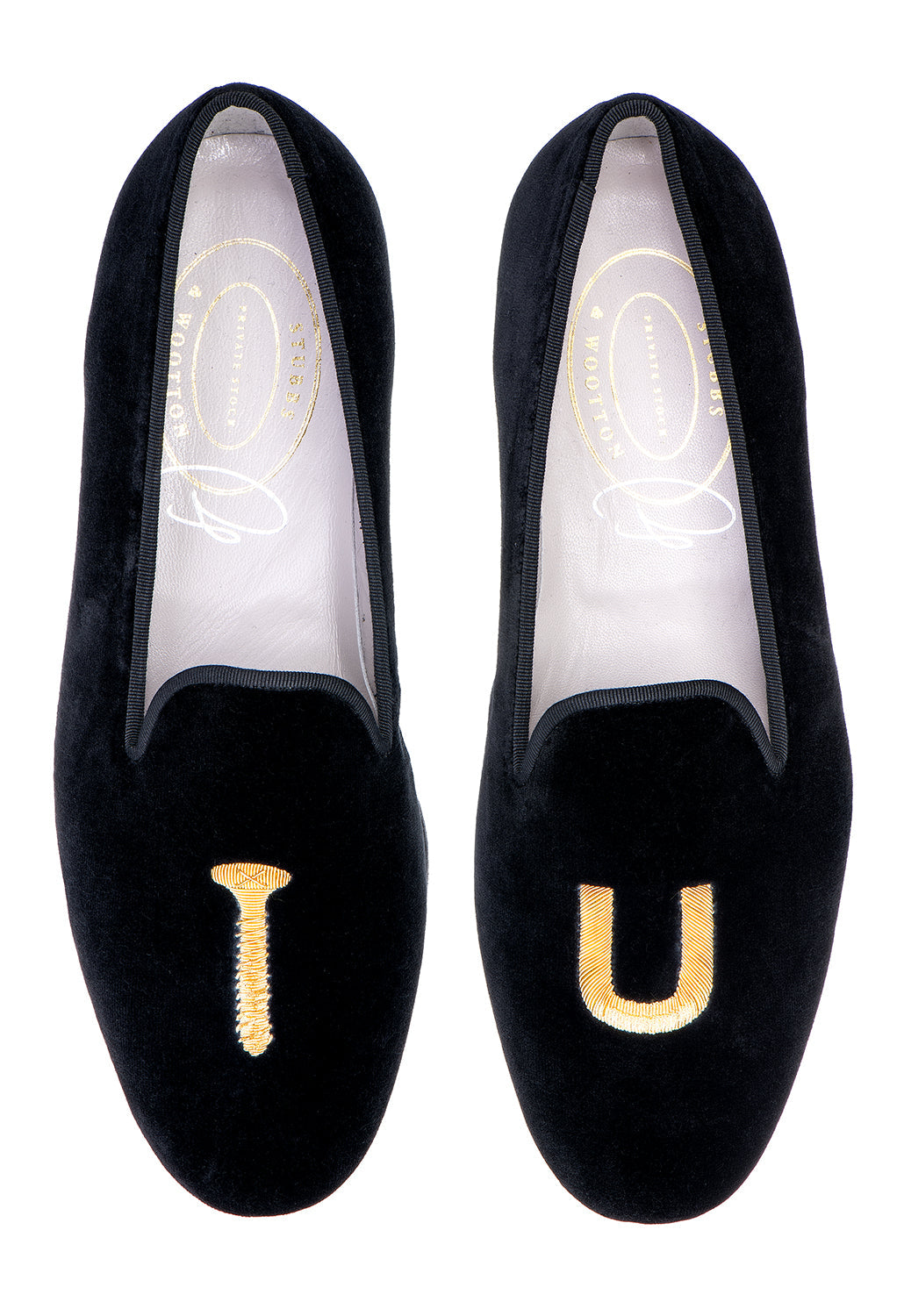 College Noir Velvet Slipper (Men)