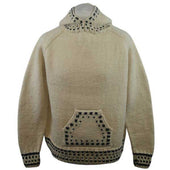 14d Hooded Jacquard Sweater Range 100 Aran