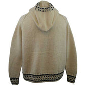 14d Hooded Jacquard Sweater Range 100 Aran