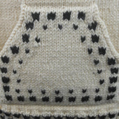14d Hooded Jacquard Sweater Range 100 Aran
