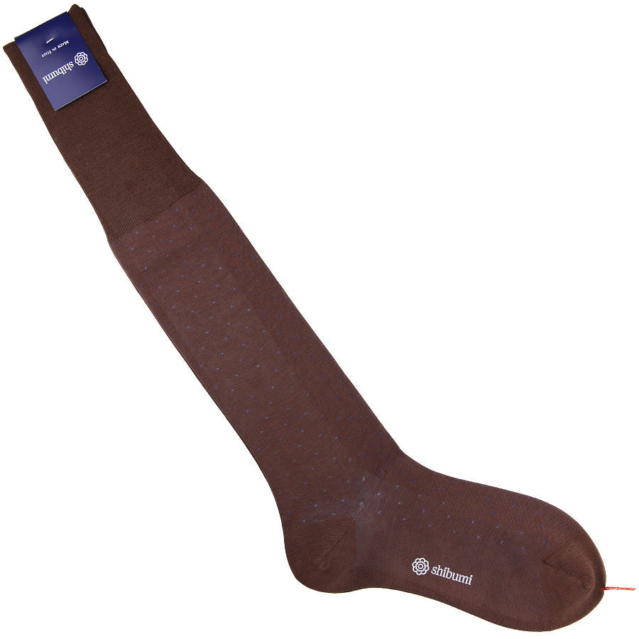 Knee Socks Dots Pure Cotton