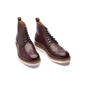 Montero Wingtip Derby Boot Bordeaux Storm Welt Smart Casuals