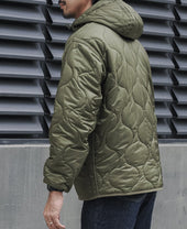 Military Style Quilted Padded Ripstop Nylon Jacket - Experimental Sample