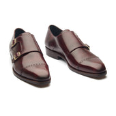 Aspen Double Monk Strap Museum Calf Hand Welted Contemporary Classics