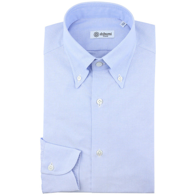 Heavy Oxford Button Down Shirt - Sky Blue