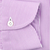Poplin Semi Spread Shirt Berry