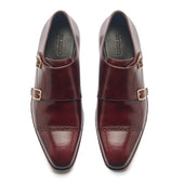 Aspen Double Monk Strap Museum Calf Hand Welted Contemporary Classics