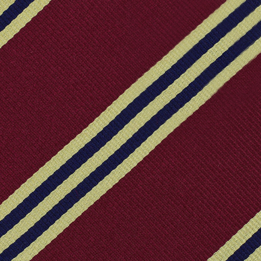 Bespoke Repp Stripe Silk Tie