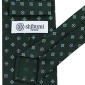 Anniversary Collection Floral Printed Silk Tie Madder Green
