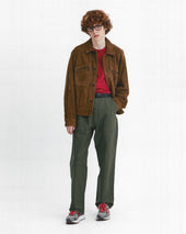 Workers Blouson Leather Jacket Nubuck