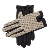 Men S Heritage Crochet Back Leather Driving Gloves