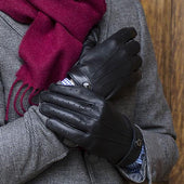 Men S Heritage Three Point Leather Driving Gloves